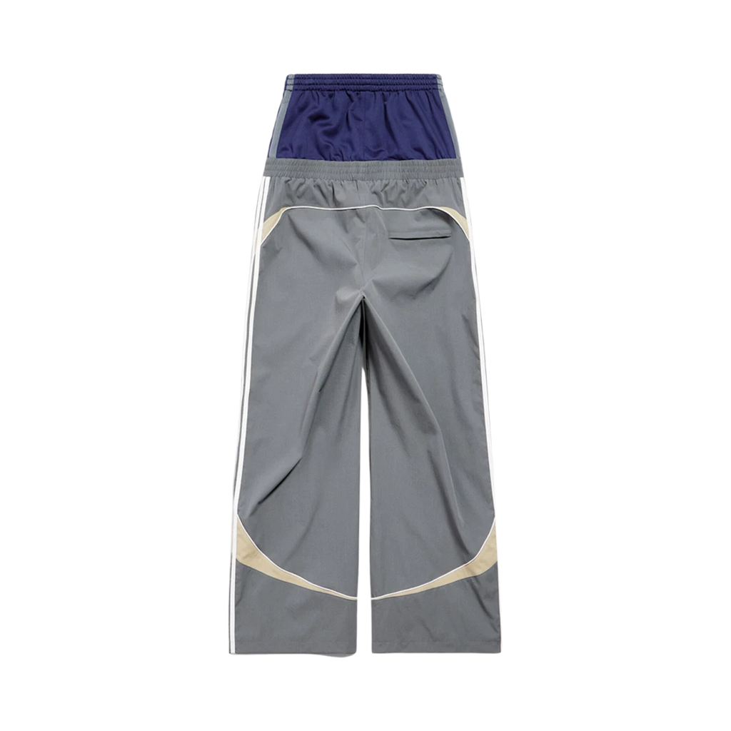BALENCIAGA CUT UP TRACKSUIT PANTS DARK GREY