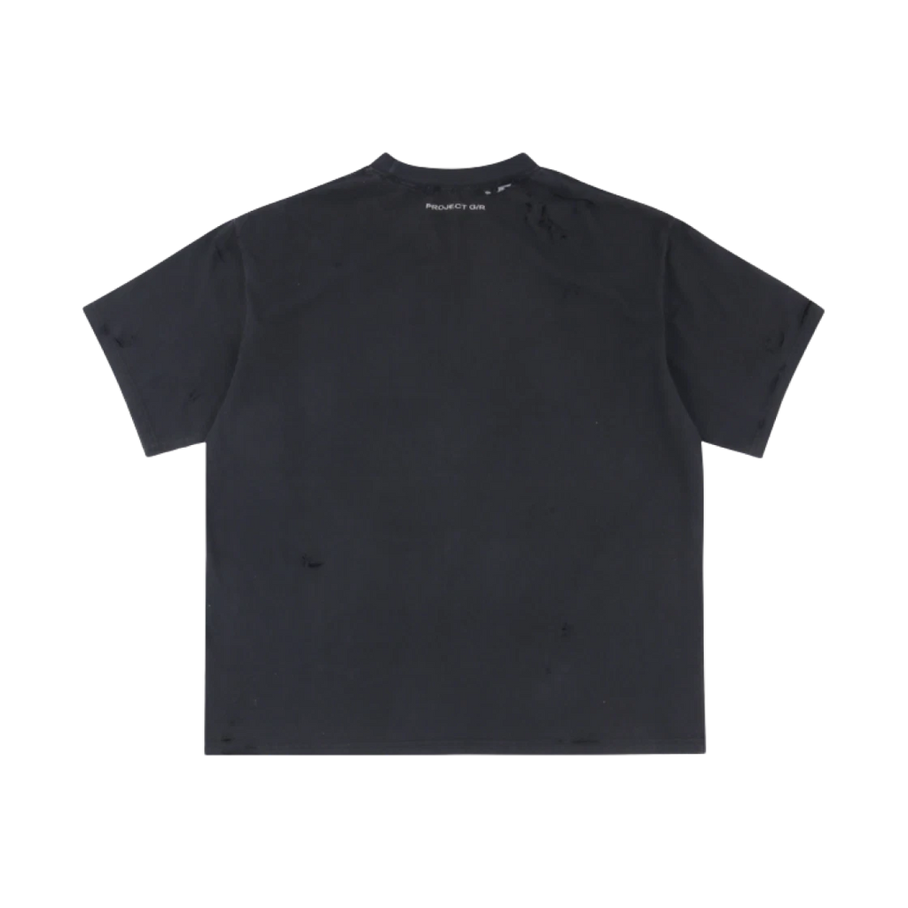 PROJECT G/R BLUESNAKE WASHED T-SHIRT BLACK