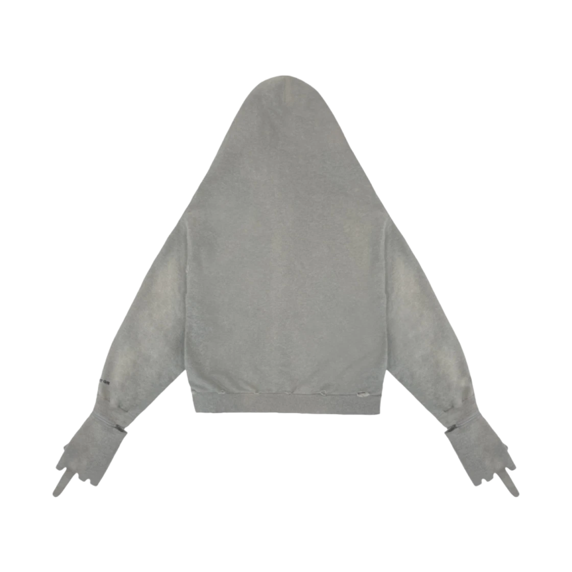 PROJECT G/R ZYGON ZIP HOODIE MELANGE GREY