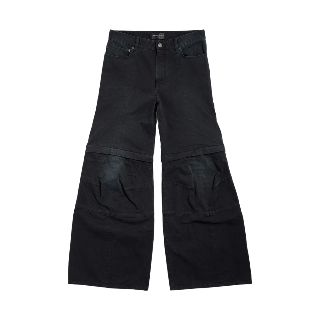 BALENCIAGA FLARED CARGO PANTS BLACK