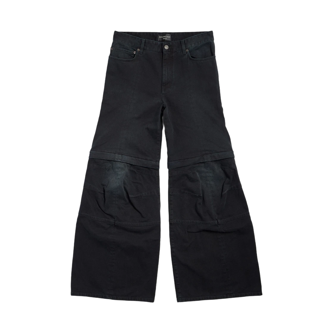 BALENCIAGA FLARED CARGO PANTS BLACK