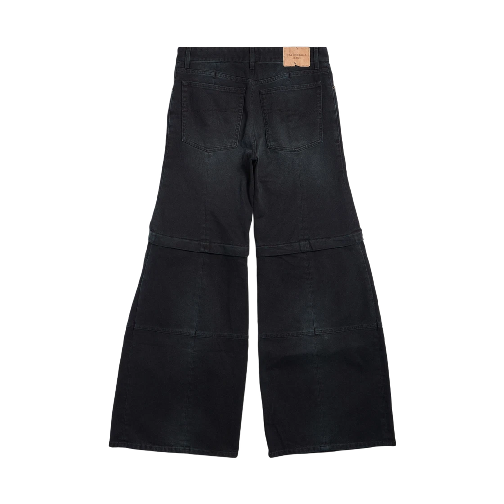 BALENCIAGA FLARED CARGO PANTS BLACK