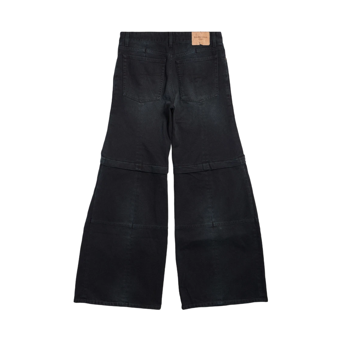 BALENCIAGA FLARED CARGO PANTS BLACK