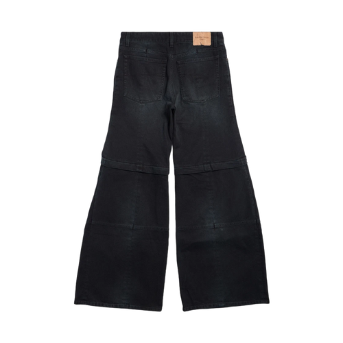 BALENCIAGA FLARED CARGO PANTS BLACK