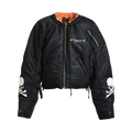 PROJECT G/R X MASTERMIND RECONSTRUCTED BOMBER JACKET BLACK