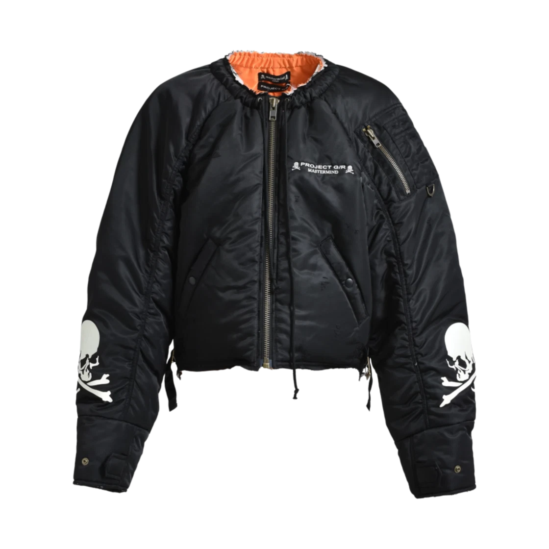 PROJECT G/R X MASTERMIND RECONSTRUCTED BOMBER JACKET BLACK