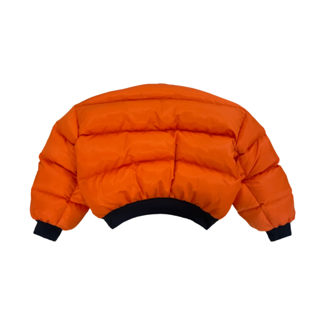 PROJECT G/R REVERSIBLE PUFFER BOMBER JACKET BLACK