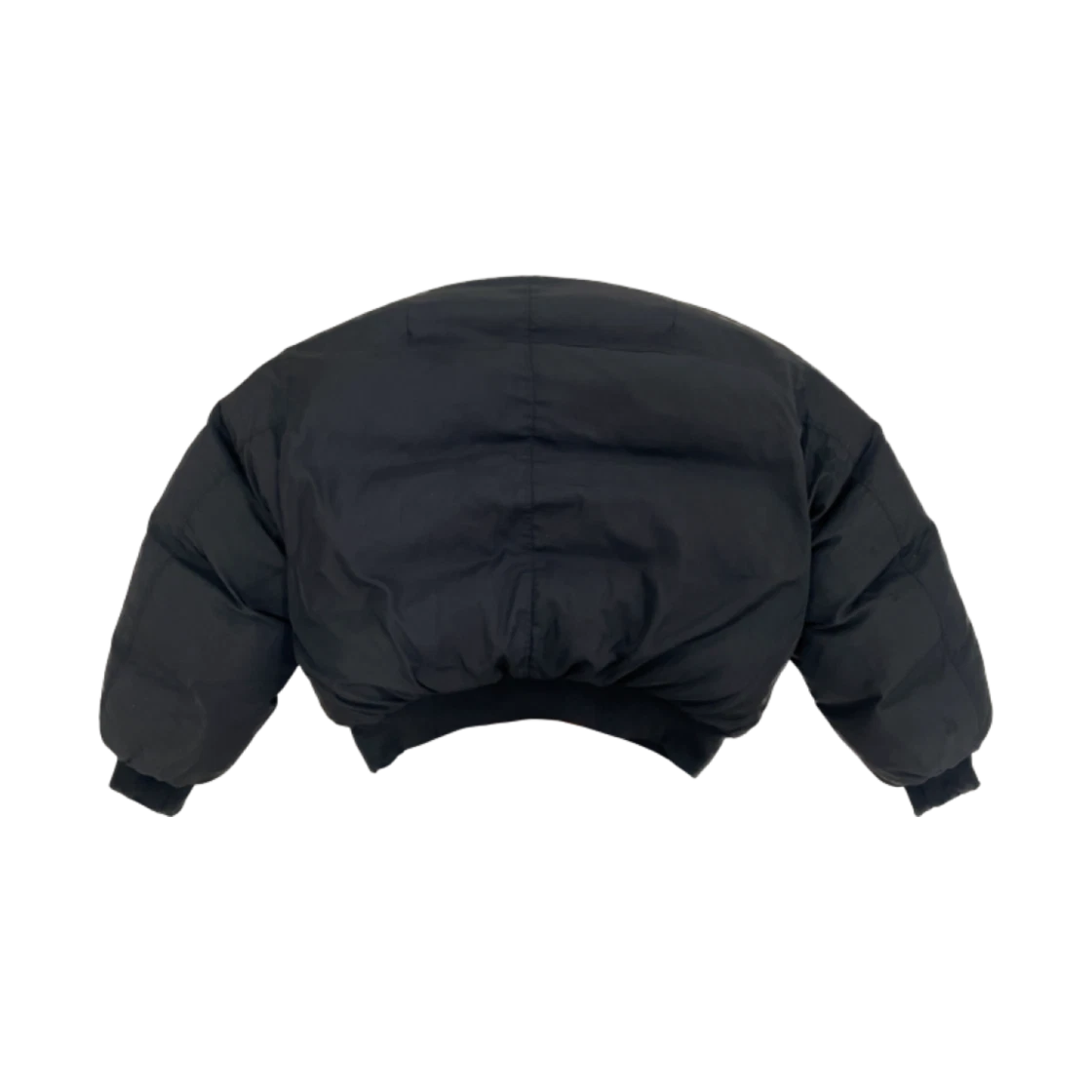 PROJECT G/R REVERSIBLE PUFFER BOMBER JACKET BLACK