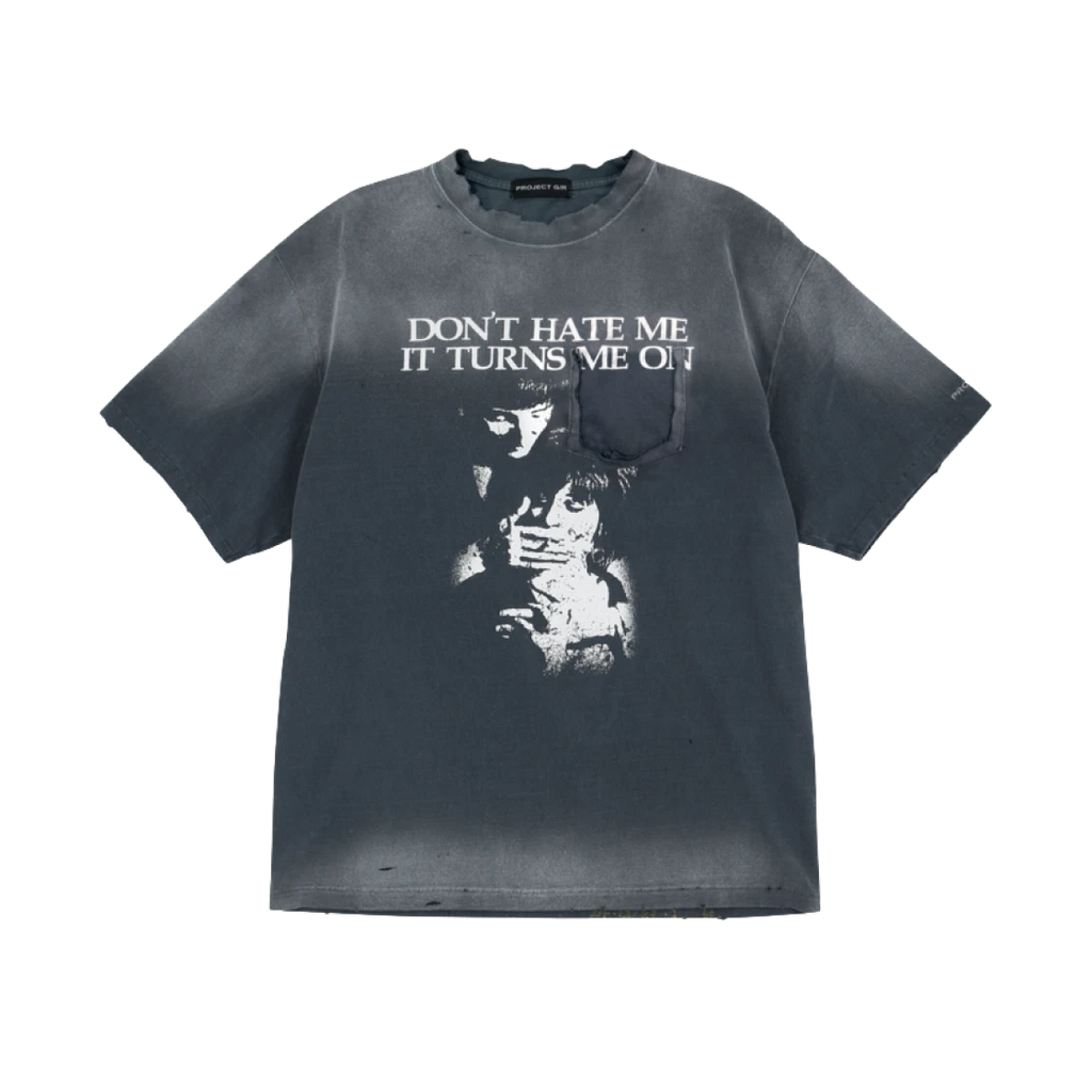PROJECT G/R LOCALLY HATED WASHED T-SHIRTS NAVY