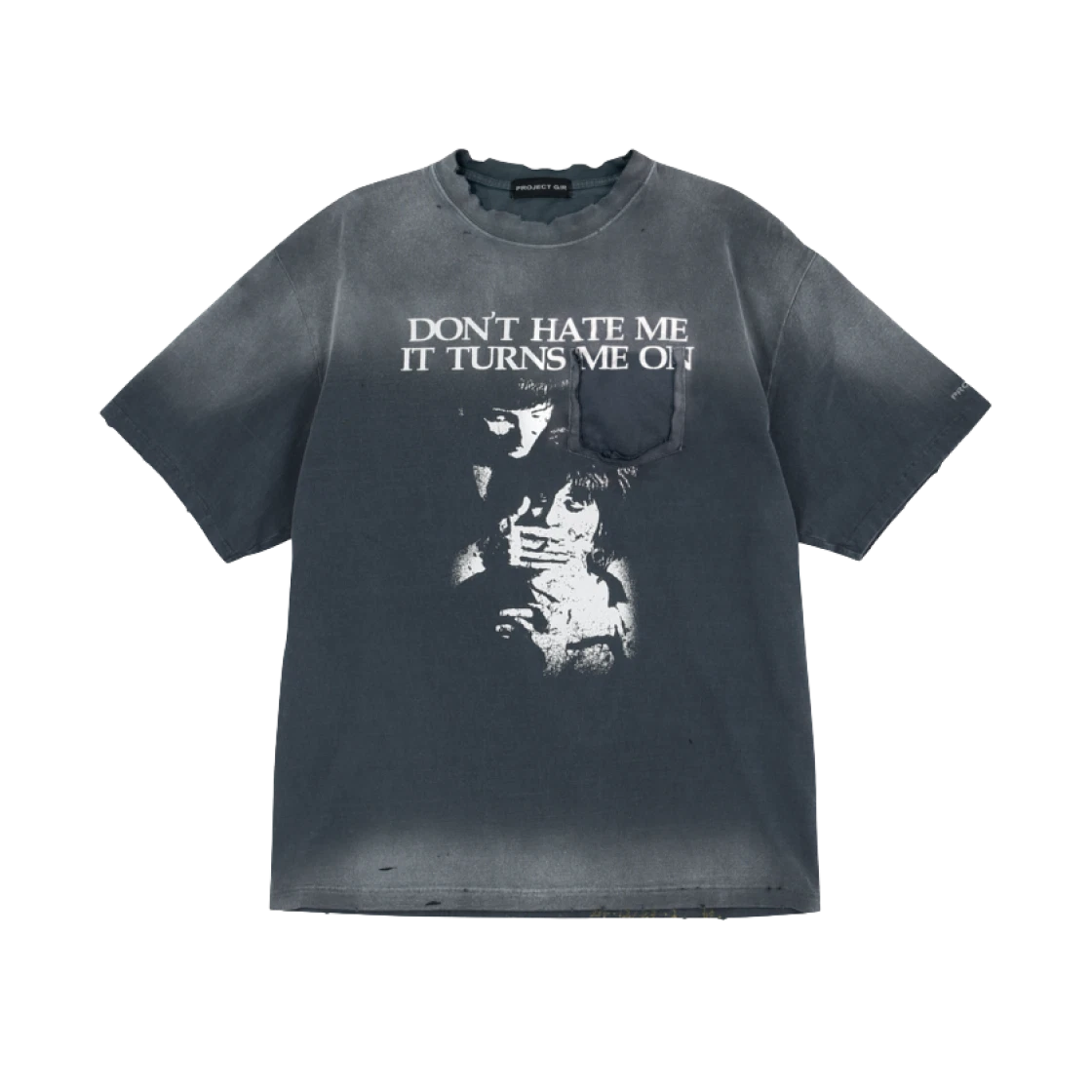 PROJECT G/R LOCALLY HATED WASHED T-SHIRTS NAVY