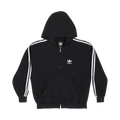 BALENCIAGA X ADIDAS ZIP-UP HOODIE SMALL FIT BLACK