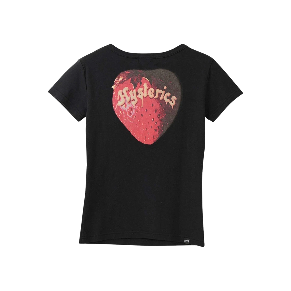 HYSTERIC GLAMOUR SKULL BERRY CHIBI T-SHIRT BLACK