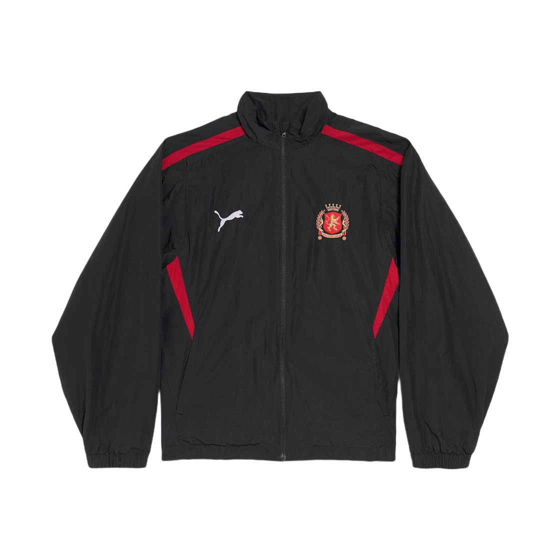 BALENCIAGA X PUMA TRACKSUIT JACKET BLACK RED