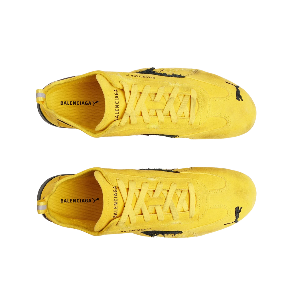 BALENCIAGA X PUMA SPEEDCAT SUEDE YELLOW BLACK