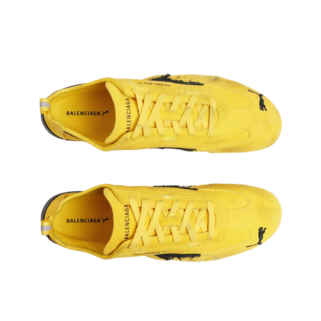 BALENCIAGA X PUMA SPEEDCAT SUEDE YELLOW BLACK