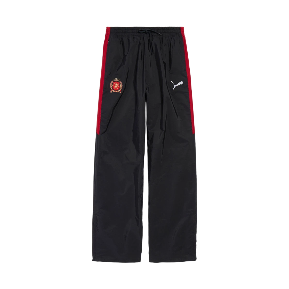 BALENCIAGA X PUMA LARGE TRACKSUIT PANTS BLACK RED