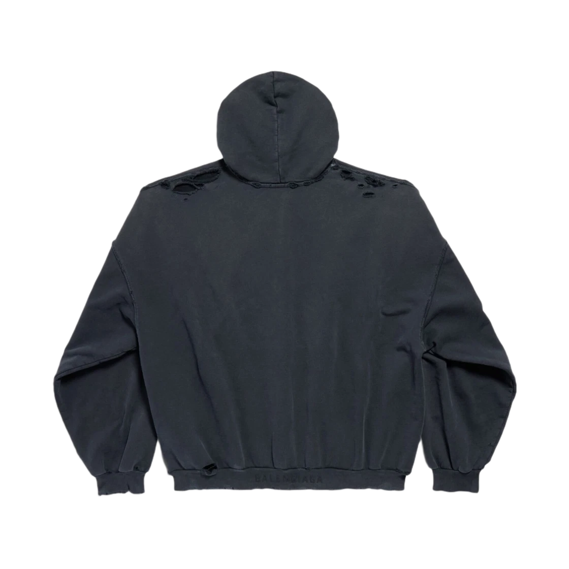 BALENCIAGA PARIS LIBERTY HOODIE OVERSIZED BLACK