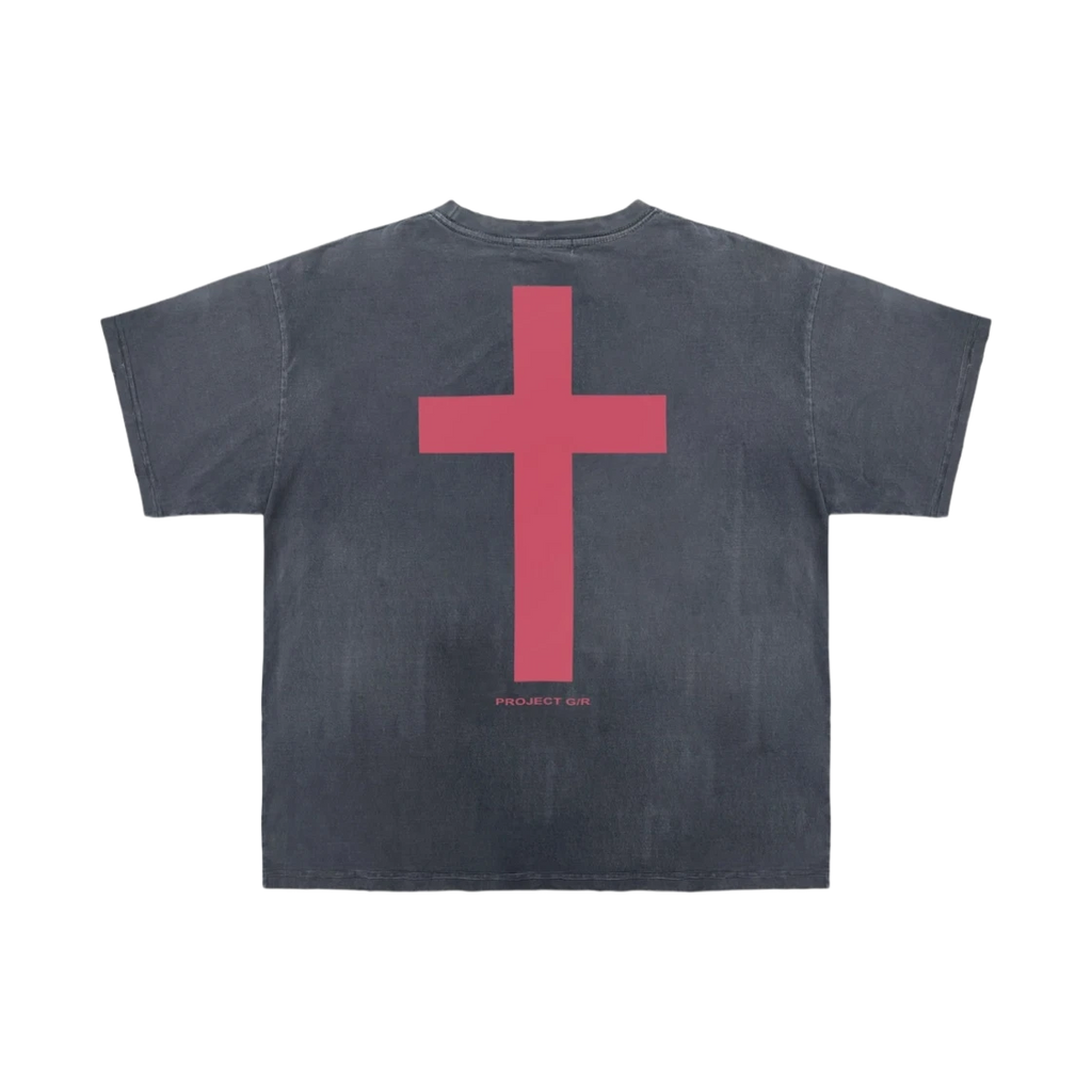 PROJECT G/R SUNDAY SCHOOL WASHED T-SHIRT NAVY