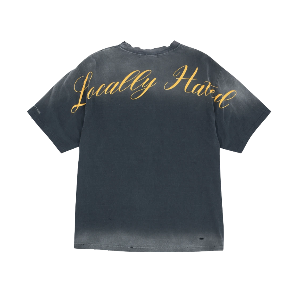 PROJECT G/R LOCALLY HATED WASHED T-SHIRTS NAVY