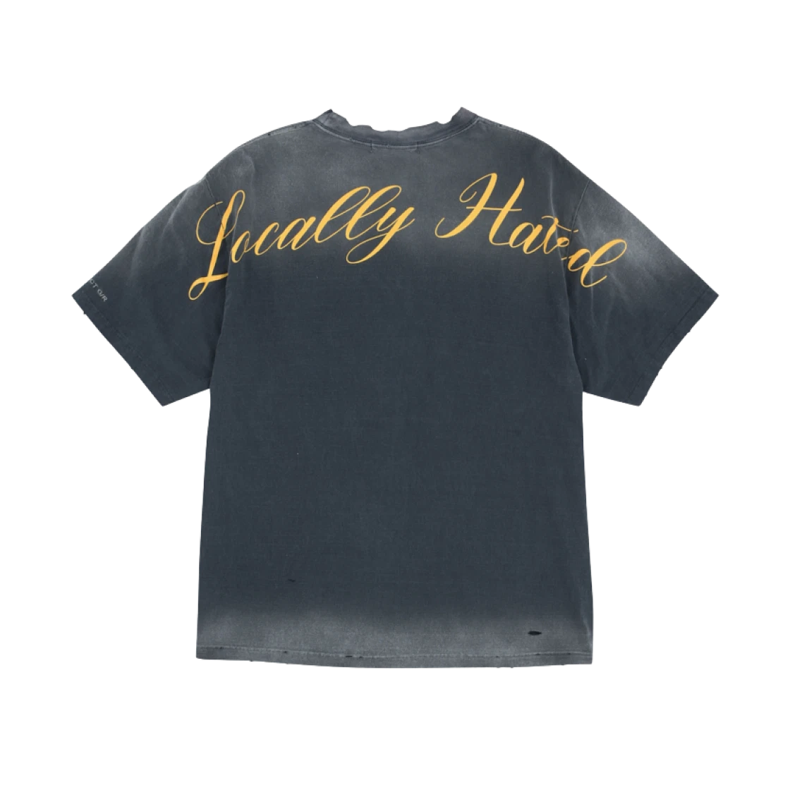 PROJECT G/R LOCALLY HATED WASHED T-SHIRTS NAVY