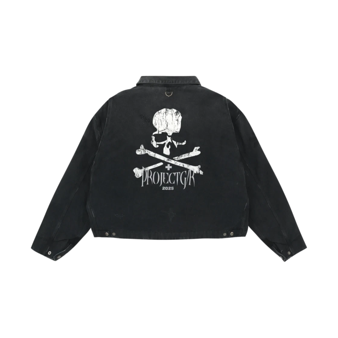 PROJECT G/R X MASTERMIND DISTRESSED CANVAS WORK JACKET BLACK