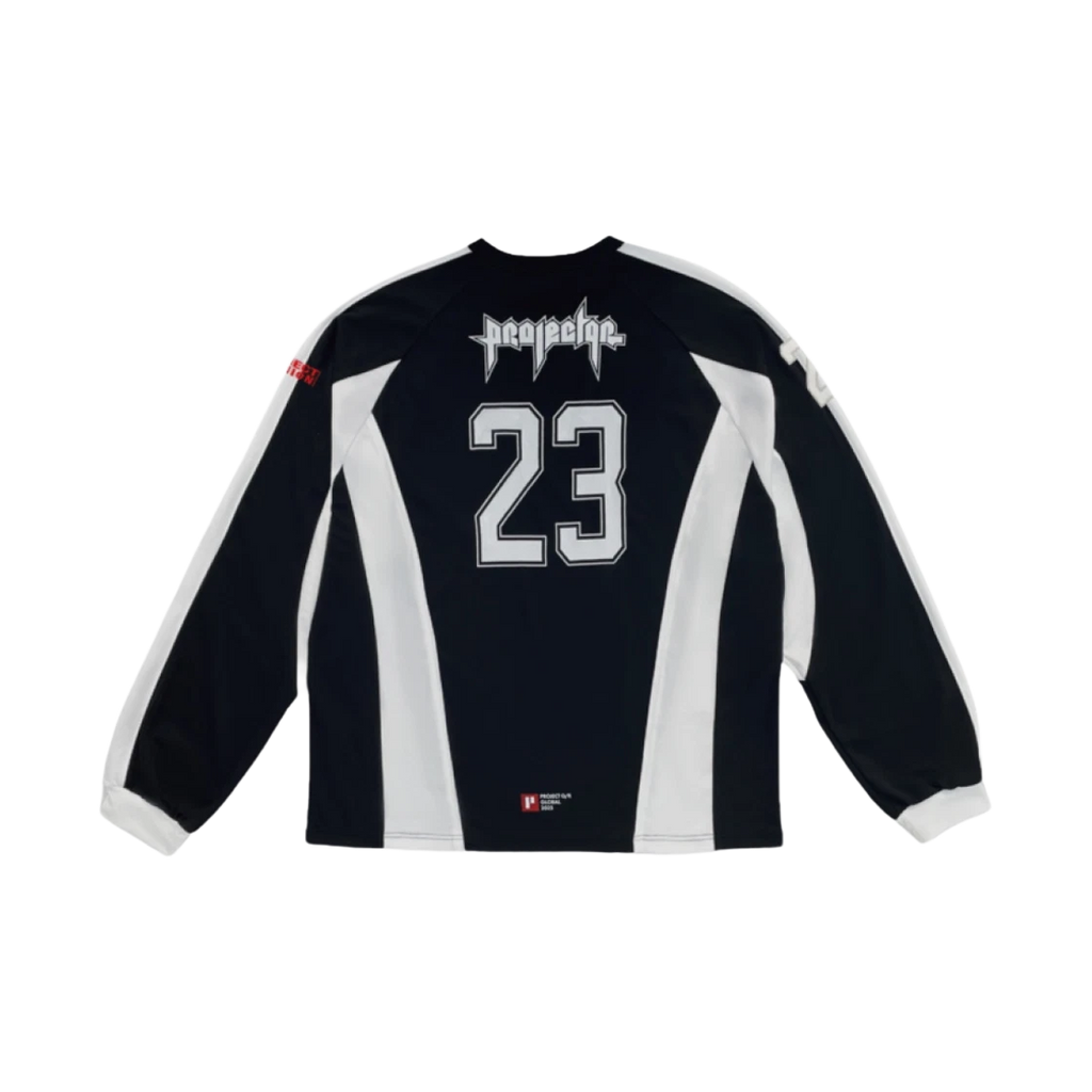 PROJECT G/R LONG SLEEVE FOOTBALL JERSEY BLACK