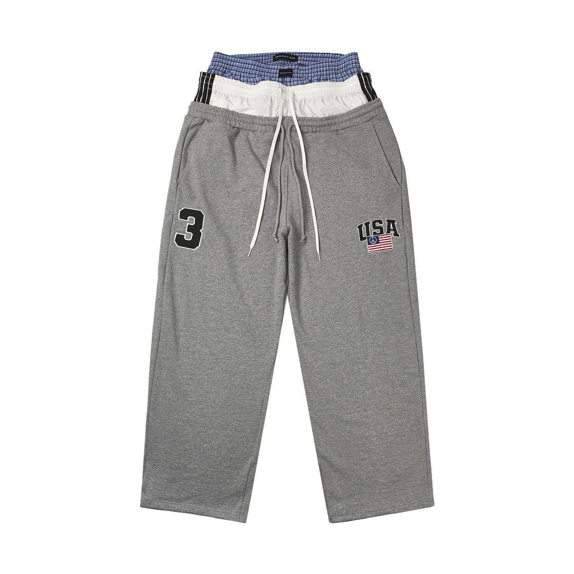 PROJECT G/R 3 LAYERED SWEAT PANTS