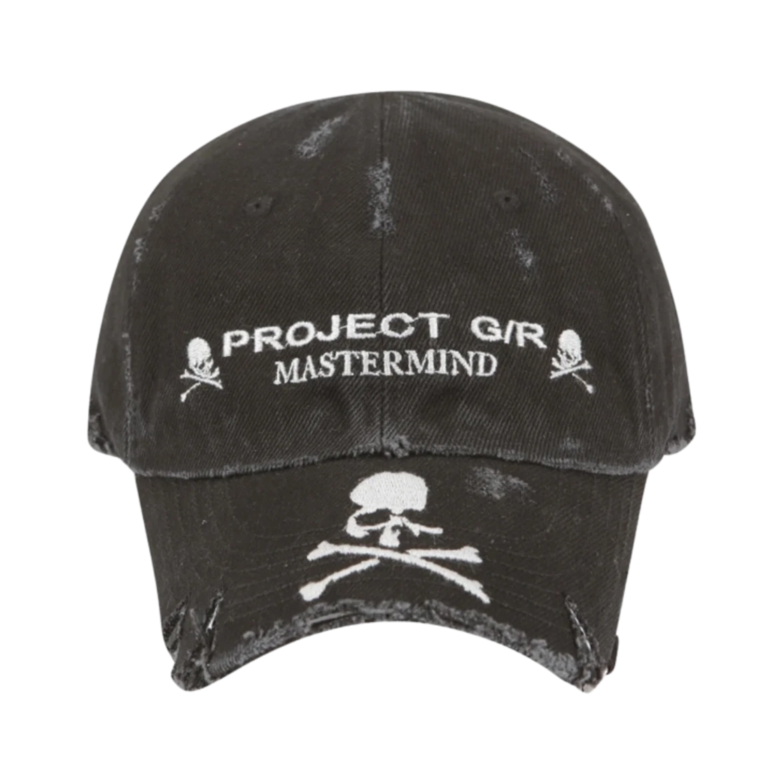 PROJECT G/R X MASTERMIND WASHED CRASHED CAP BLACK