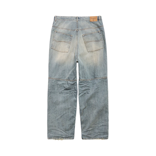 BALENCIAGA GEORGE V BAGGY PANTS LIGHT BLUE