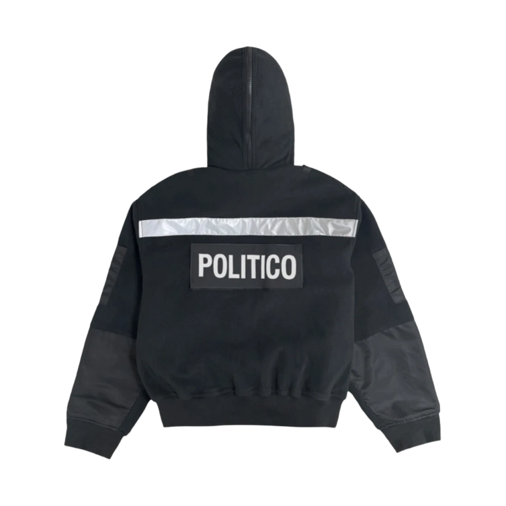 PROJECT G/R POLITICO FLEECE JACKET BLACK