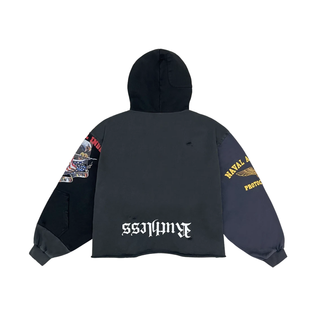 PROTOCOL INDEX UPSIDE DOWN ZIP HOODIE
