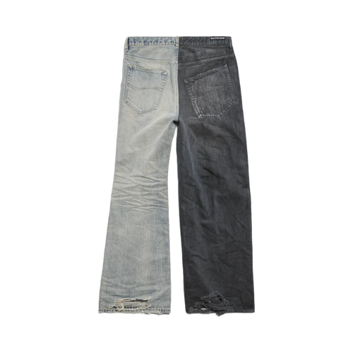BALENCIAGA FIFTY FIFTY PANTS DARK GREY