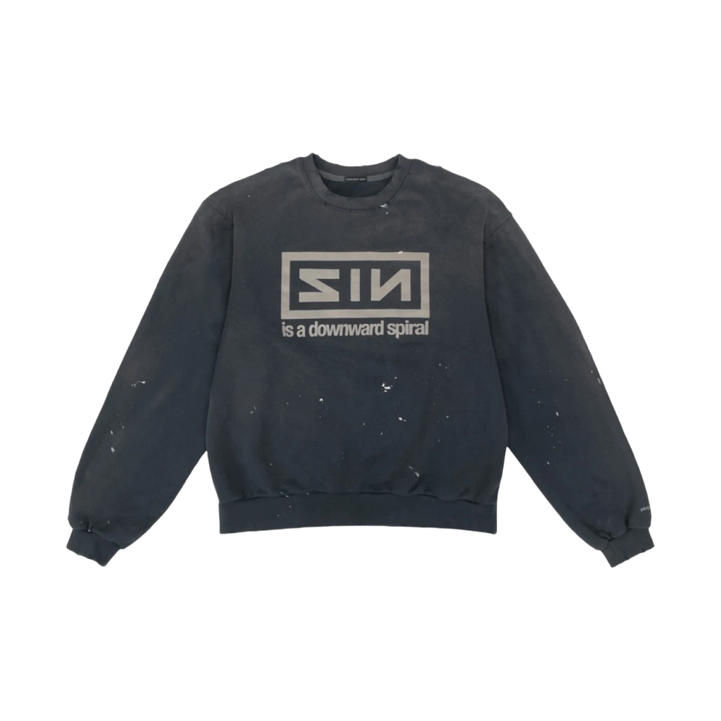 PROJECT G/R SIN WASHED SWEATSHIRT NAVY