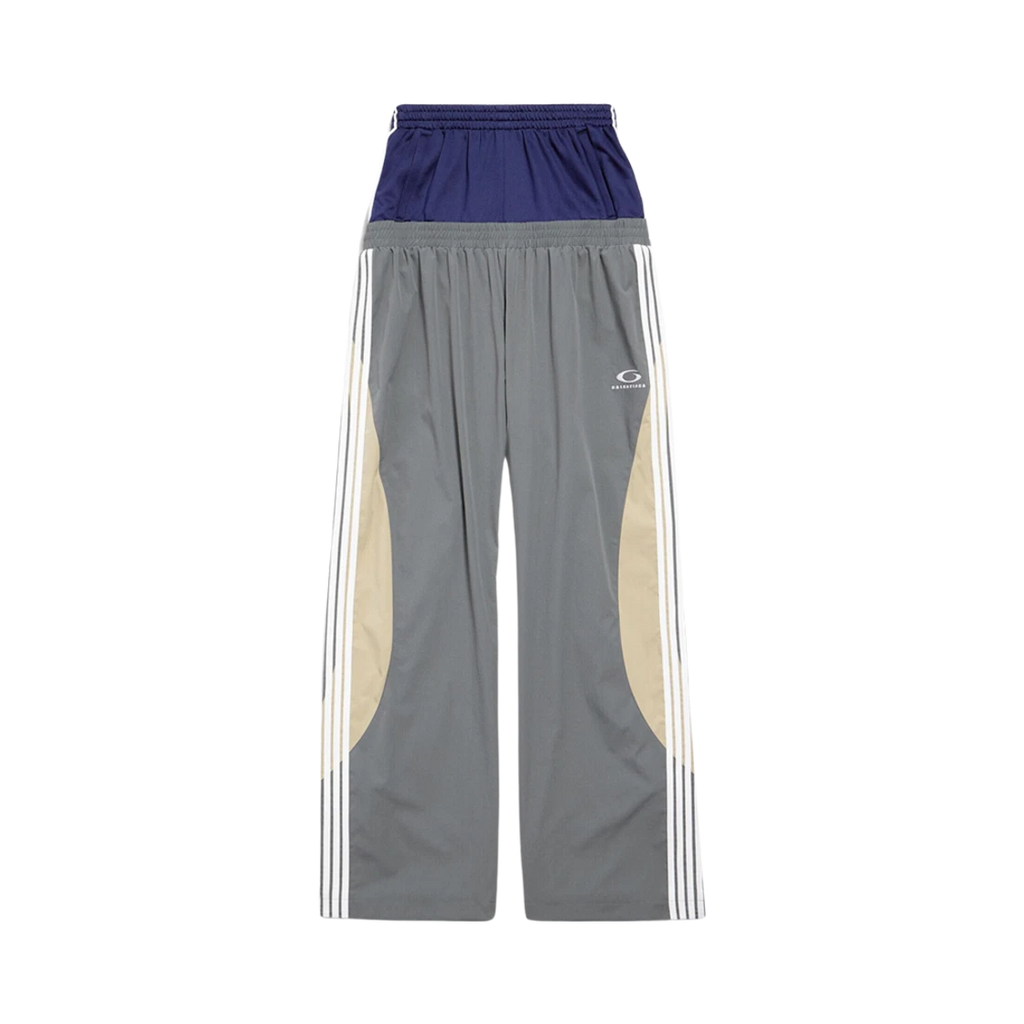 BALENCIAGA CUT UP TRACKSUIT PANTS DARK GREY