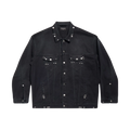 BALENCIAGA PIERCED JACKET IN BLACK