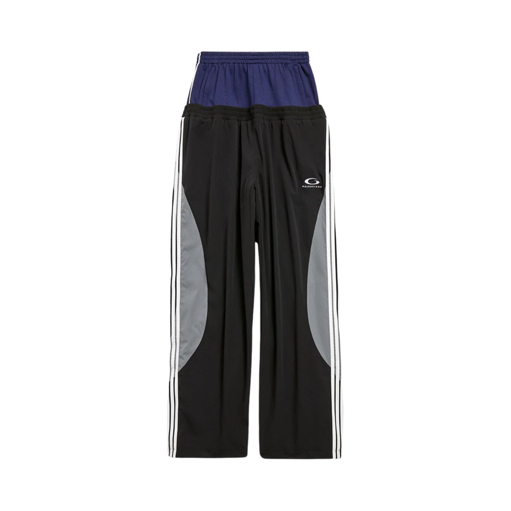 BALENCIAGA CUT UP TRACKSUIT PANTS BLACK