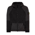 STONE ISLAND NYLON METAL WATRO-TC IN ECONYL JACKET BLACK