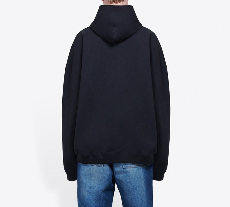 BALENCIAGA UNIFORM PLUSH LOOSE CLASSIC 'BLACK'