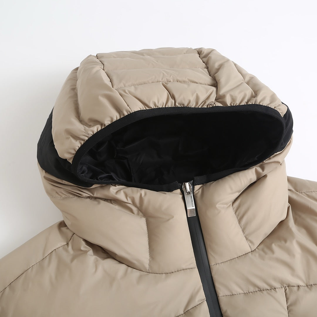 MONCLER POITEVIN HOODED SHORT DOWN JACKET