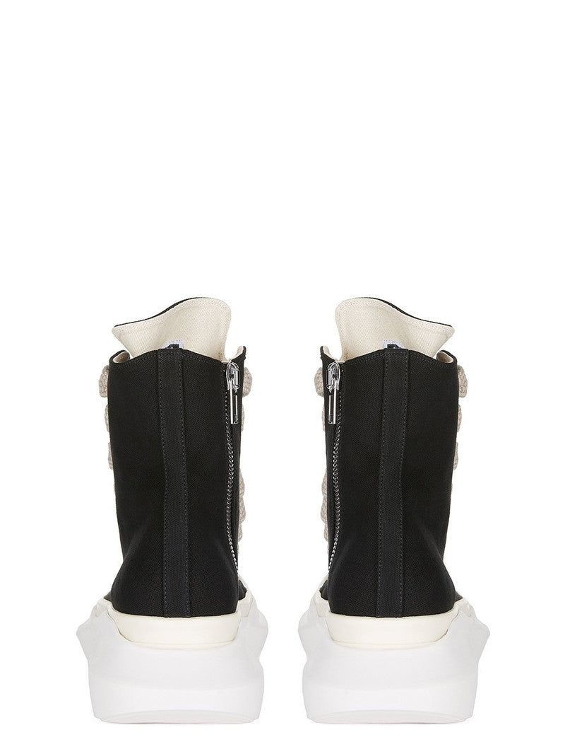 RICK OWENS DRKSHDW JUMBO LACE ABSTRACT HIGH 'BLACK MILK'