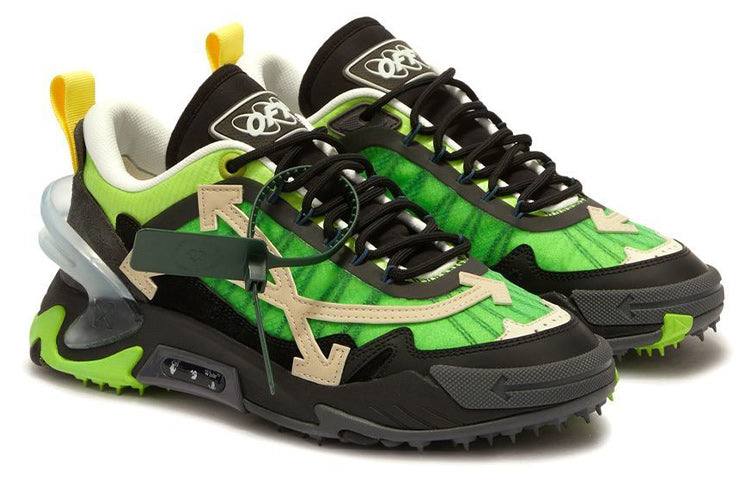 OFF-WHITE ODSY 2000 SNEAKERS IN GREEN BLACK