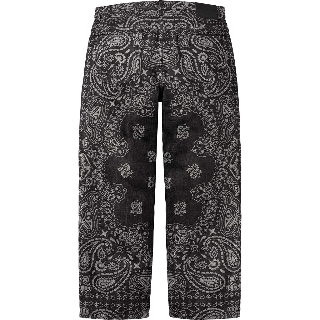 SUPREME BANDANA JACQUARD BAGGY JEAN