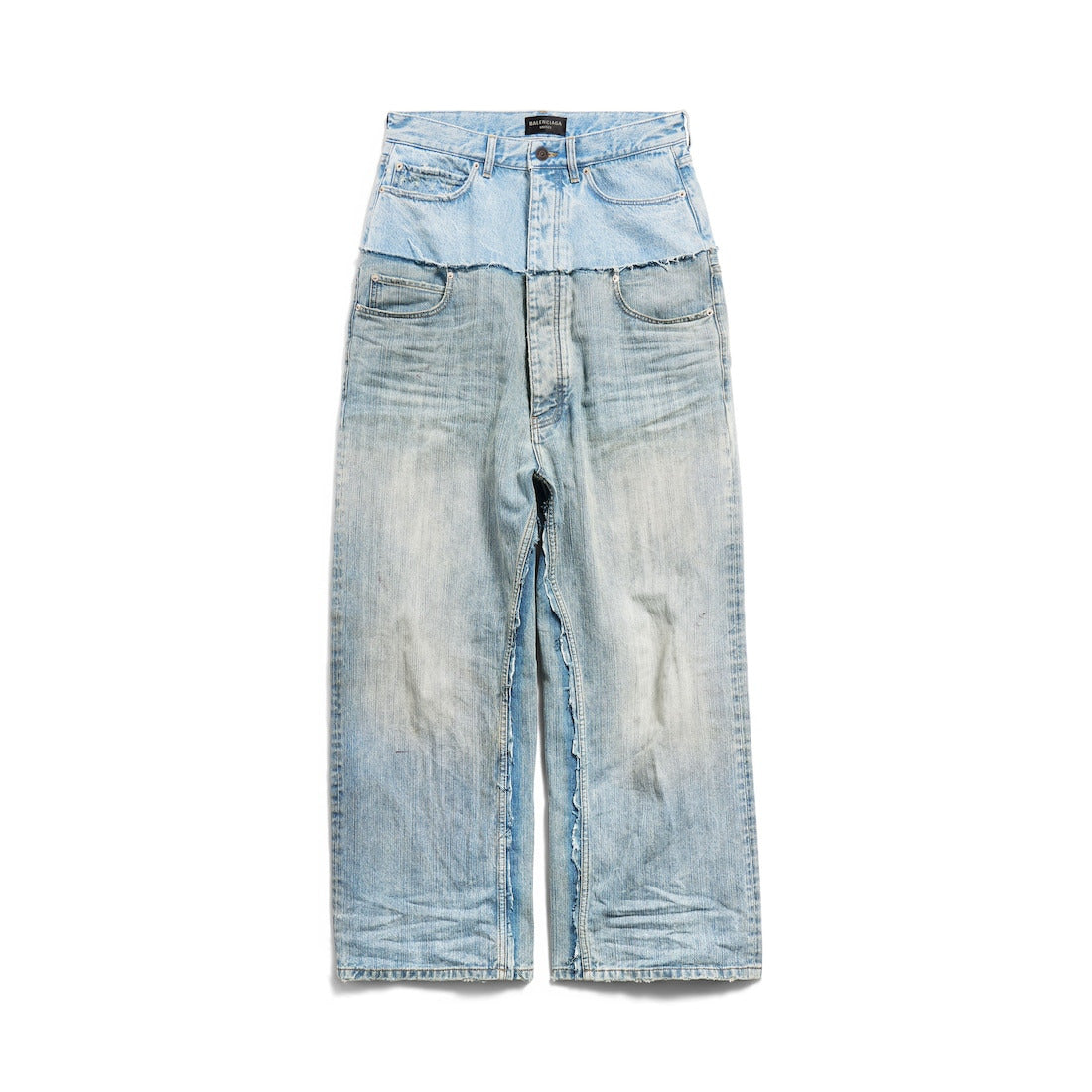 BALENCIAGA BAGGY CUT-UP PANTS