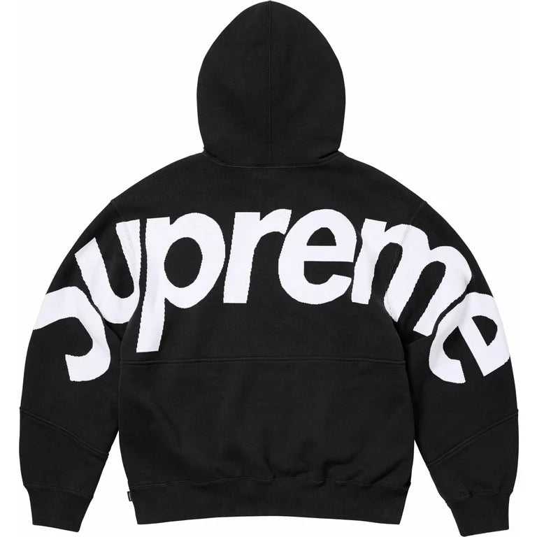 SUPREME BIG LOGO JACQUARD HOODED SWEATSHIRT