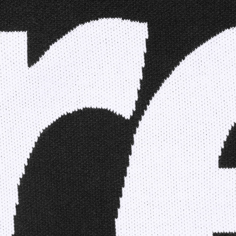 SUPREME BIG LOGO JACQUARD HOODED SWEATSHIRT