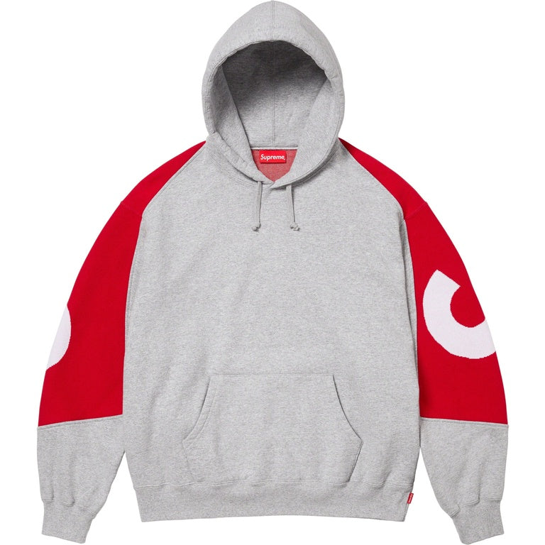 SUPREME BIG LOGO JACQUARD HOODED SWEATSHIRT