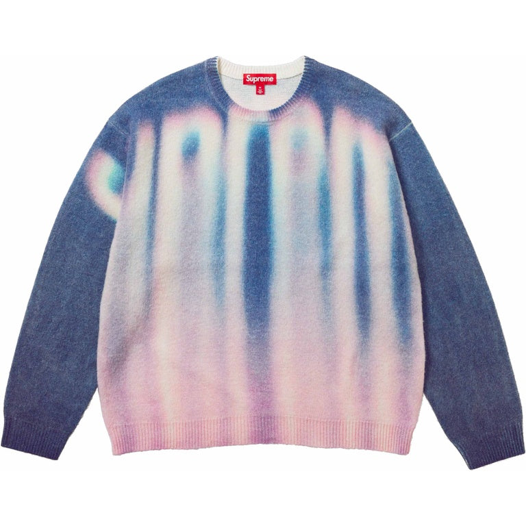 SUPREME BLURRED LOGO SWEATER