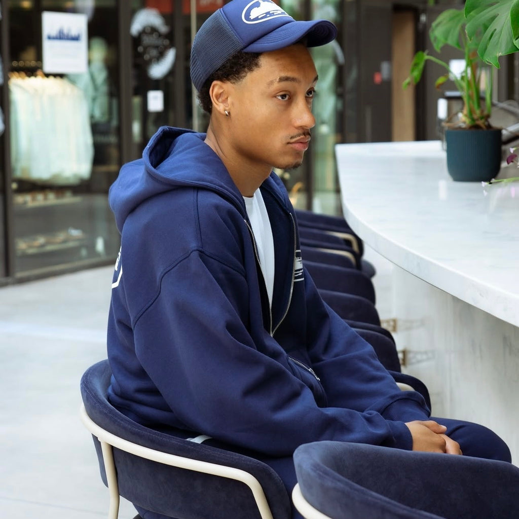 CORTEIZ ISLAND PUFF PRINT ZIP HOODIE