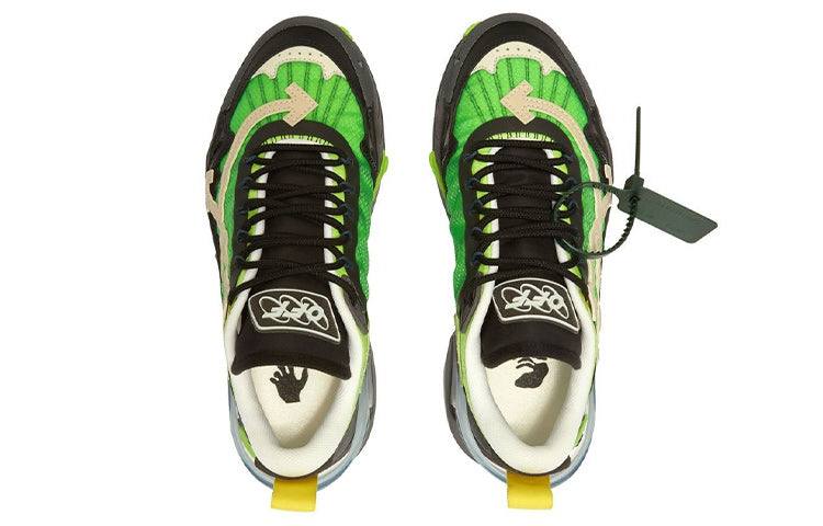 OFF-WHITE ODSY 2000 SNEAKERS IN GREEN BLACK