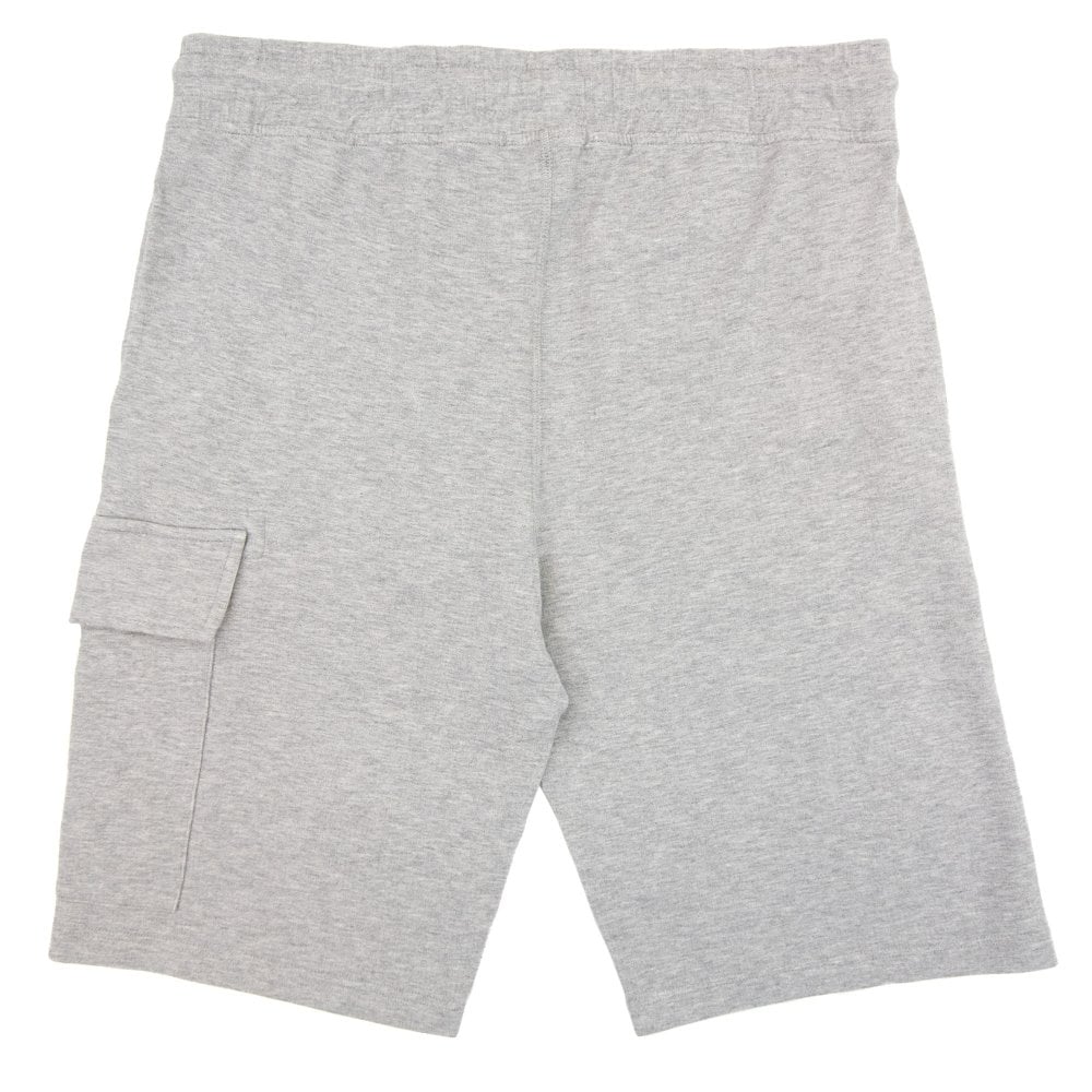 C.P. COMPANY LIGHT FLEECE LENSE BERMUDA SHORTS GREY
